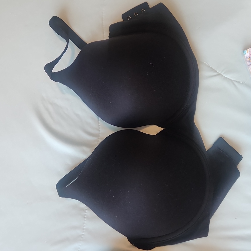 Aerie Real Sunnie Full Coverage Black Bra - EUC